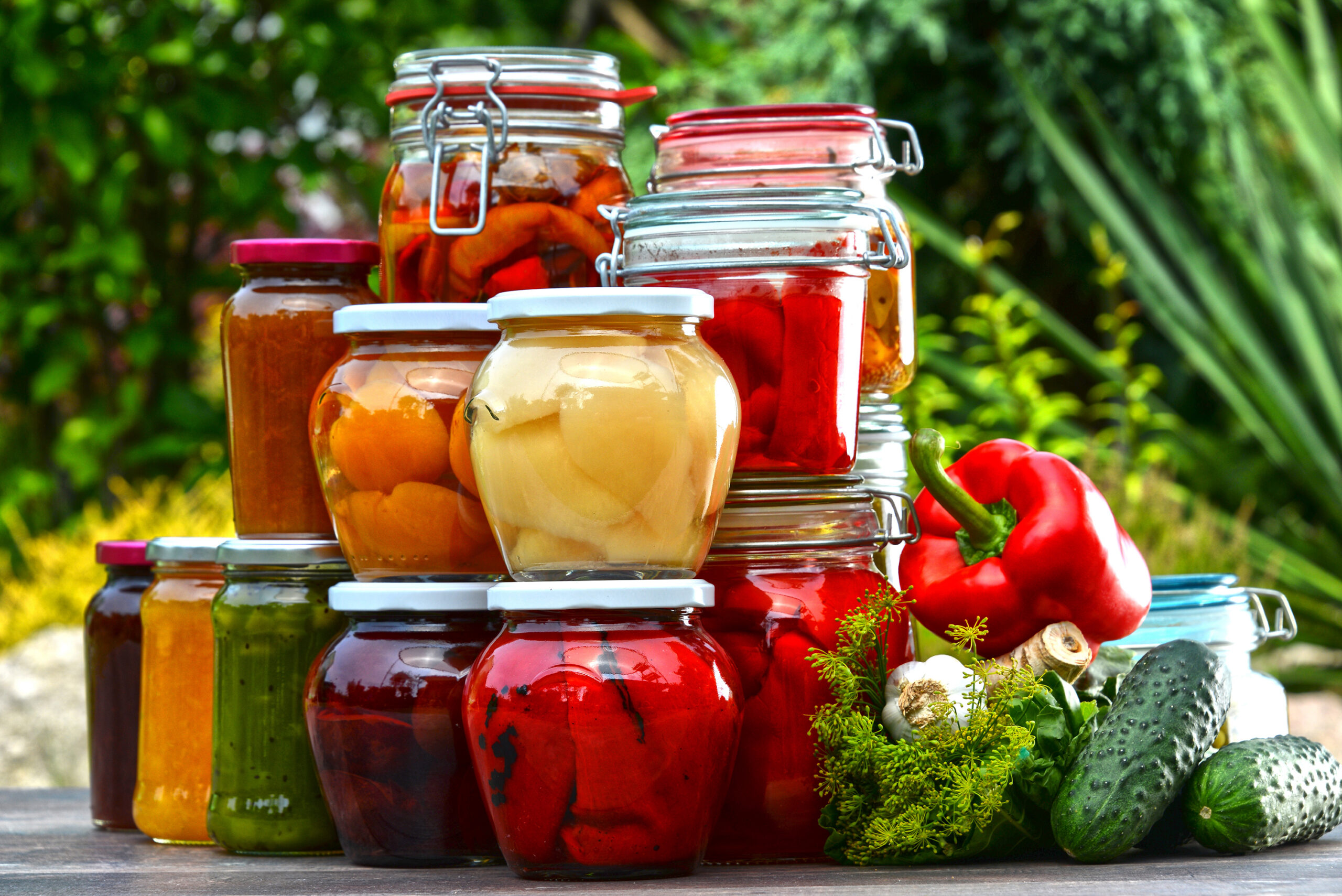 canning food